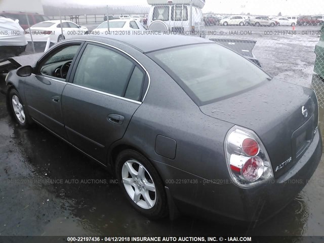 1N4AL11D35N444251 - 2005 NISSAN ALTIMA S/SL GRAY photo 3