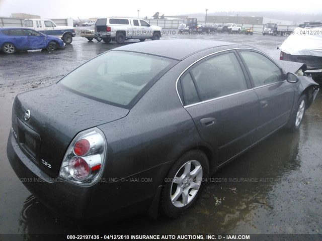 1N4AL11D35N444251 - 2005 NISSAN ALTIMA S/SL GRAY photo 4