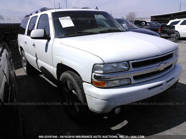 1GNFK16U76J155465 - 2006 CHEVROLET SUBURBAN K1500 WHITE photo 1