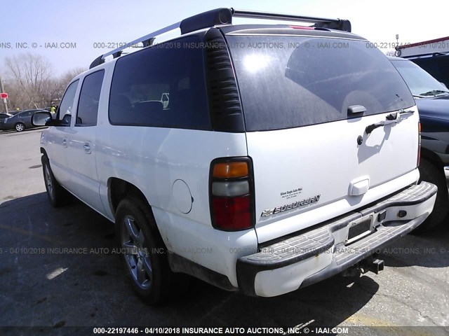 1GNFK16U76J155465 - 2006 CHEVROLET SUBURBAN K1500 WHITE photo 3