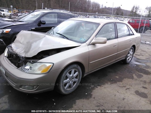 4T1BF28B41U153091 - 2001 TOYOTA AVALON XL/XLS GOLD photo 2