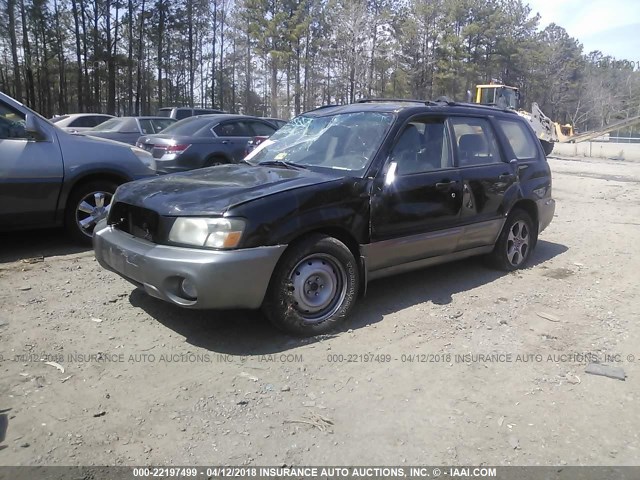 JF1SG65684H735844 - 2004 SUBARU FORESTER 2.5XS 黑色 照片 2