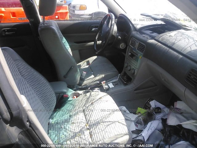 JF1SG65684H735844 - 2004 SUBARU FORESTER 2.5XS 黑色 照片 5