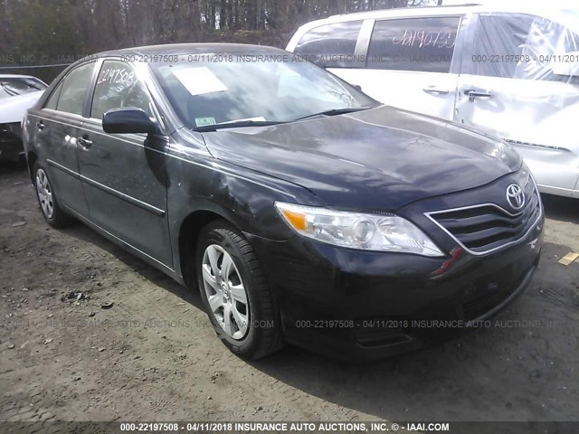 4T4BF3EK0BR121045 - 2011 TOYOTA CAMRY SE/LE/XLE BLACK photo 1