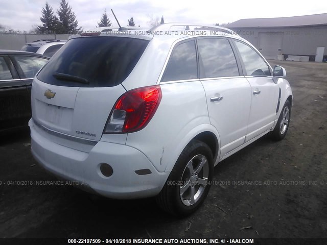 3GNAL3EK7DS611589 - 2013 CHEVROLET CAPTIVA LT WHITE photo 4