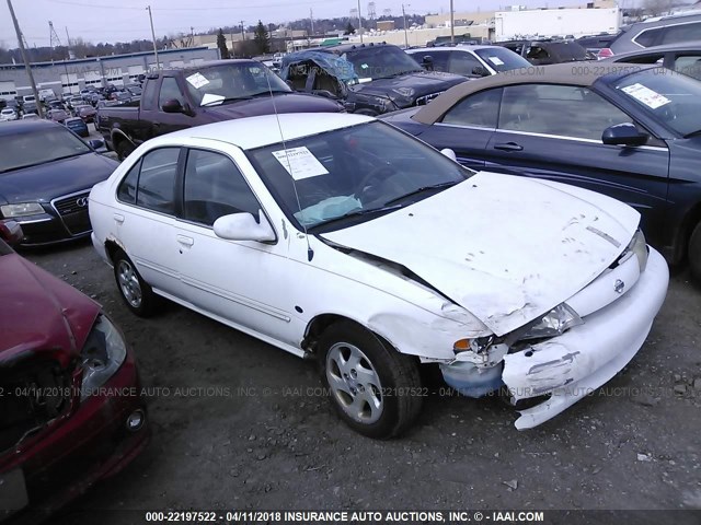 1N4AB41D7XC701589 - 1999 NISSAN SENTRA XE/GXE WHITE photo 1