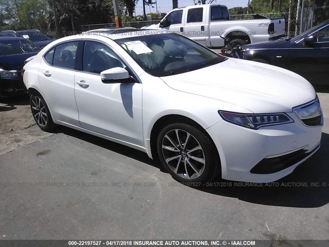 19UUB2F57FA011608 - 2015 ACURA TLX TECH WHITE photo 1