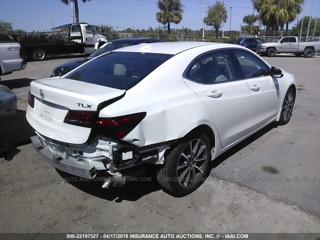 19UUB2F57FA011608 - 2015 ACURA TLX TECH WHITE photo 4