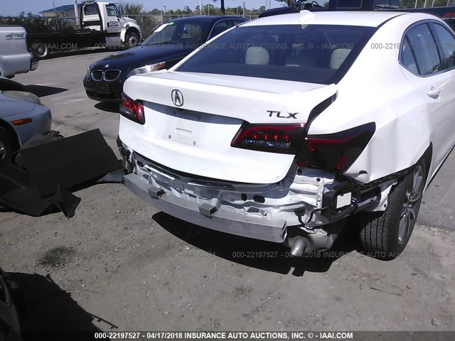 19UUB2F57FA011608 - 2015 ACURA TLX TECH WHITE photo 6