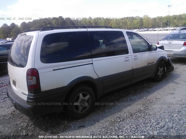 1GMDX03E34D251870 - 2004 PONTIAC MONTANA WHITE photo 4