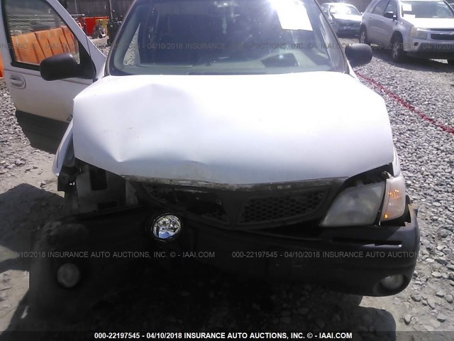 1GMDX03E34D251870 - 2004 PONTIAC MONTANA WHITE photo 6