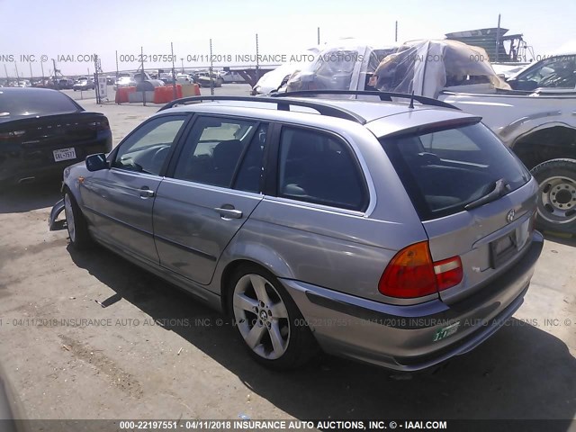 WBAAX13484PJ00782 - 2004 BMW 325 IT SULEV GRAY photo 3