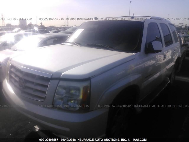 1GYEK63N25R181707 - 2005 CADILLAC ESCALADE LUXURY WHITE photo 2