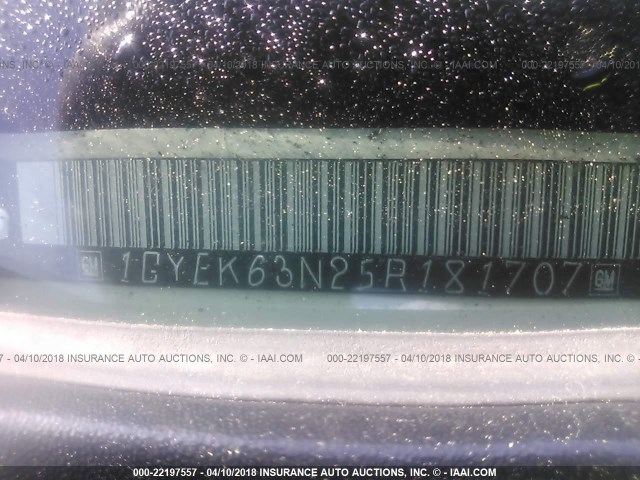 1GYEK63N25R181707 - 2005 CADILLAC ESCALADE LUXURY 白色 照片 9