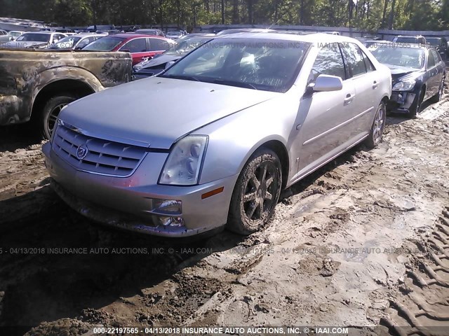 1G6DW677160134145 - 2006 CADILLAC STS SILVER photo 2
