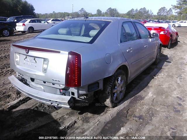 1G6DW677160134145 - 2006 CADILLAC STS SILVER photo 4