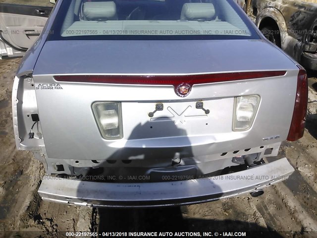 1G6DW677160134145 - 2006 CADILLAC STS SILVER photo 6