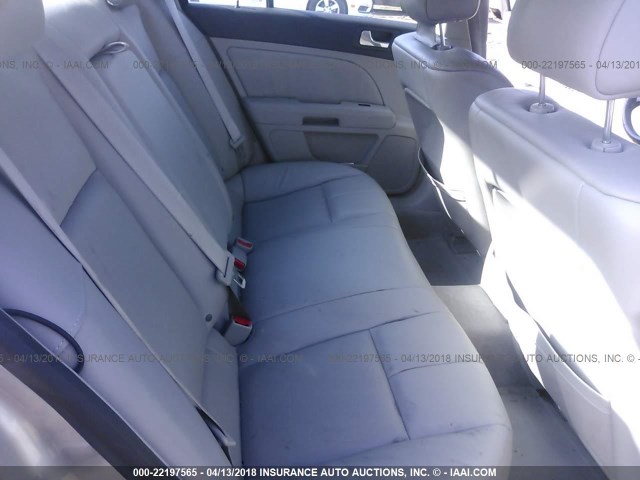 1G6DW677160134145 - 2006 CADILLAC STS SILVER photo 8