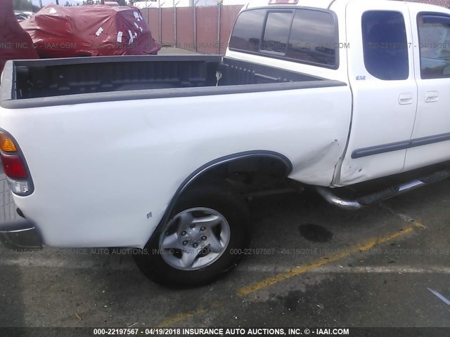 5TBRT34183S378273 - 2003 TOYOTA TUNDRA ACCESS CAB SR5 WHITE photo 6