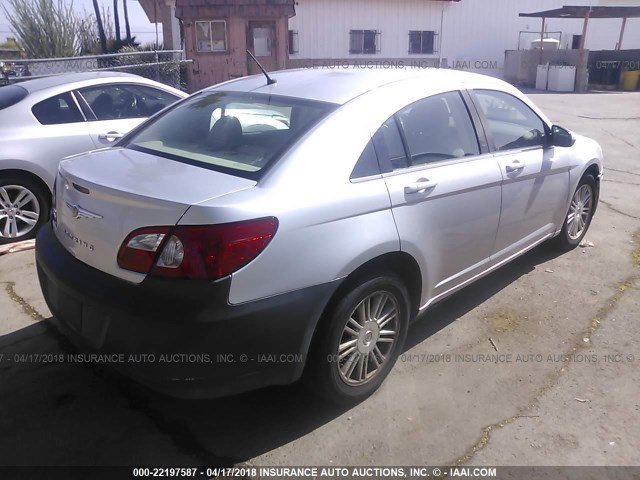 1C3LC46K27N501462 - 2007 CHRYSLER SEBRING SILVER photo 4