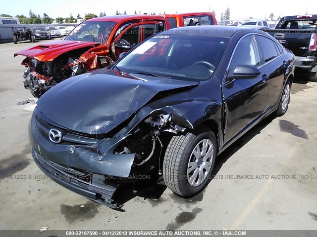 1YVHZ8BH8D5M06332 - 2013 MAZDA 6 SPORT GRAY photo 2