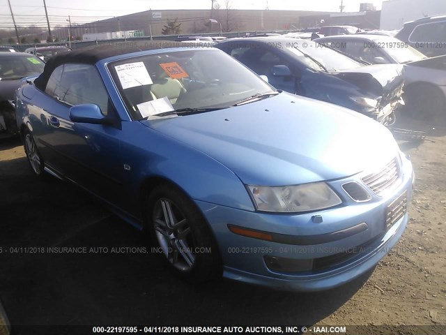 YS3FH76U766105543 - 2006 SAAB 9-3 AERO BLUE photo 1