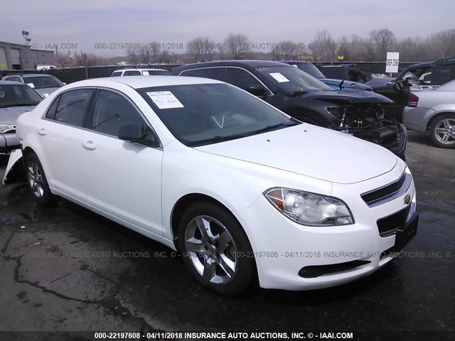 1G1ZB5EB1A4151134 - 2010 CHEVROLET MALIBU LS 白色 照片 1