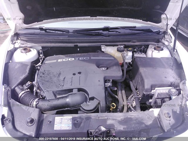 1G1ZB5EB1A4151134 - 2010 CHEVROLET MALIBU LS 白色 照片 10