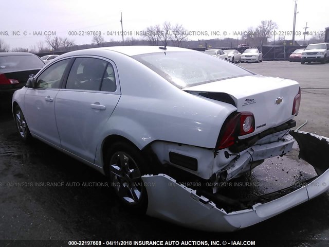 1G1ZB5EB1A4151134 - 2010 CHEVROLET MALIBU LS 白色 照片 3