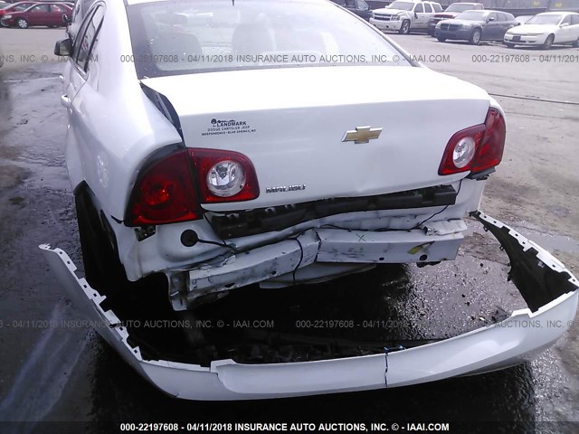 1G1ZB5EB1A4151134 - 2010 CHEVROLET MALIBU LS 白色 照片 6