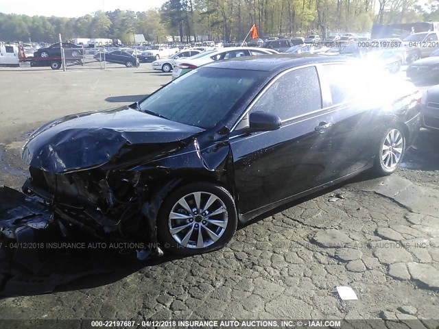 4T1BF1FK8GU609986 - 2016 TOYOTA CAMRY LE/XLE/SE/XSE შავი ფოტო 2