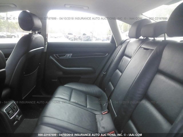 WAUDV74F48N026218 - 2008 AUDI A6 4.2 QUATTRO GRAY photo 8