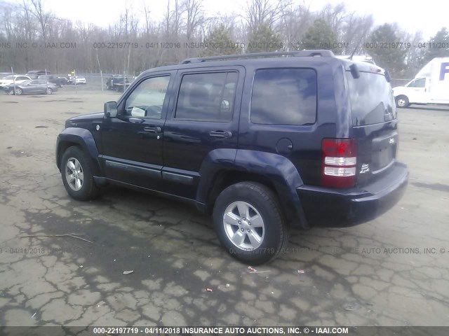 1J4PN2GK6BW523021 - 2011 JEEP LIBERTY SPORT 蓝色 照片 3