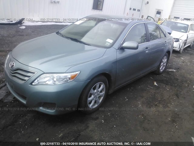 4T1BF3EK0BU590159 - 2011 TOYOTA CAMRY SE/LE/XLE 青色 照片 2