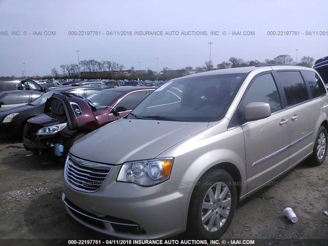 2C4RC1BG2DR708289 - 2013 CHRYSLER TOWN & COUNTRY TOURING GOLD photo 2