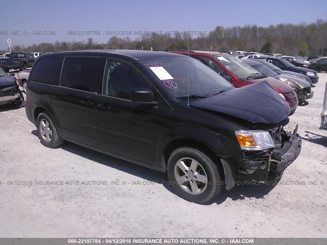 2D4RN4DE0AR191807 - 2010 DODGE GRAND CARAVAN SE GRAY photo 1