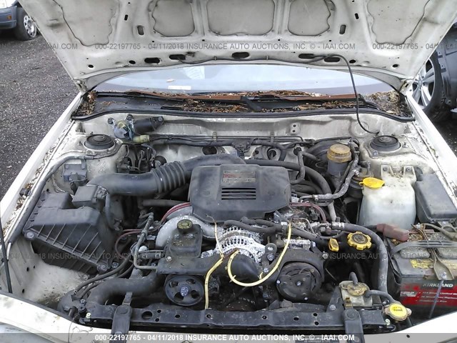 4S3BC6324N9613709 - 1992 SUBARU LEGACY L WHITE photo 10