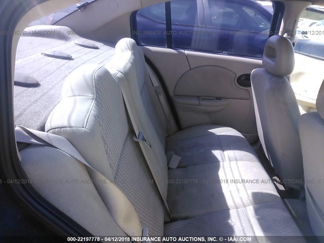 1G8AJ55F36Z188958 - 2006 SATURN ION LEVEL 2 BLACK photo 8