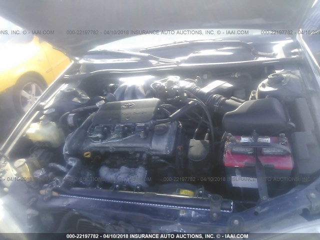 4T1BF22KXWU067624 - 1998 TOYOTA CAMRY CE/LE/XLE BLUE photo 10