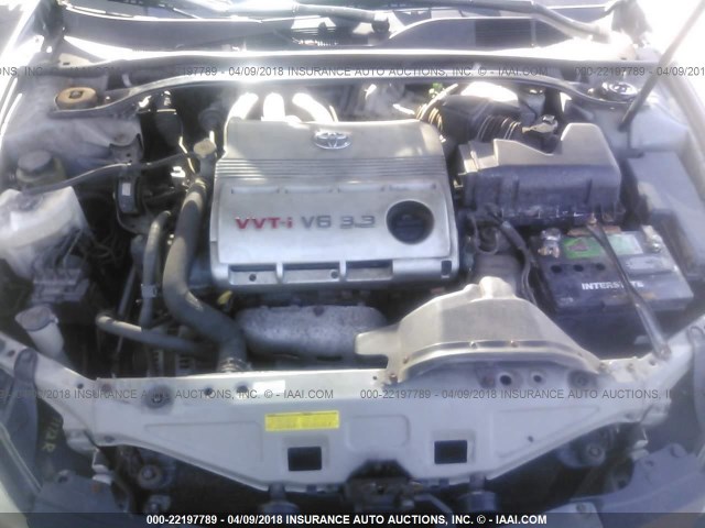 4T1CA38P56U092460 - 2006 TOYOTA CAMRY SOLARA SE/SLE SILVER photo 10