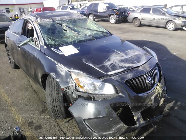 2G4GV5GV4C9129332 - 2012 BUICK REGAL GS GRAY photo 1