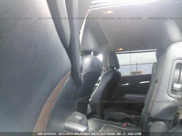 5TDJKRFHXES030286 - 2014 TOYOTA HIGHLANDER XLE ნაცრისფერი ფოტო 8