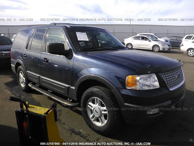 1FMPU16W64LB17005 - 2004 FORD EXPEDITION XLT ლურჯი ფოტო 1