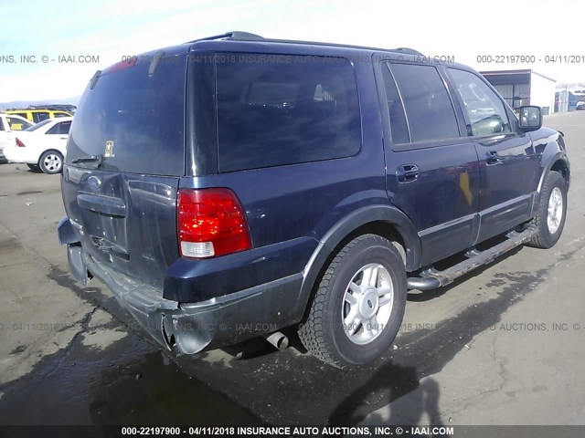 1FMPU16W64LB17005 - 2004 FORD EXPEDITION XLT ლურჯი ფოტო 4