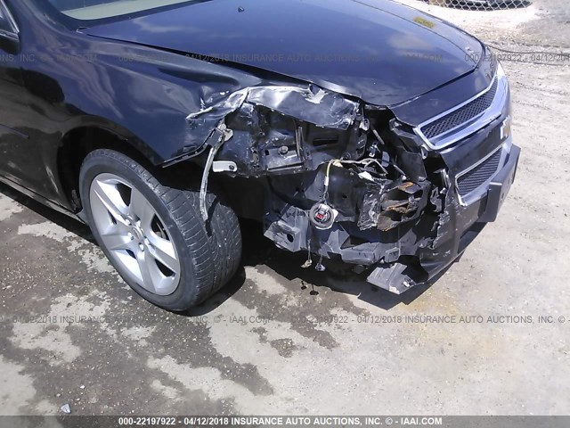 1G1ZB5E16BF349852 - 2011 CHEVROLET MALIBU LS BLACK photo 6