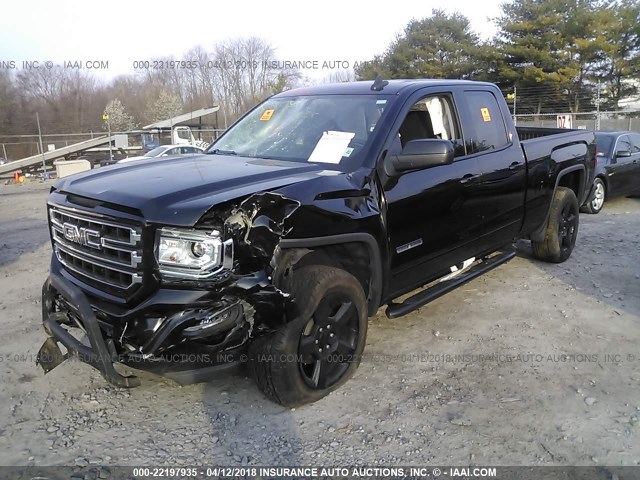 1GTR1LEC7HZ355070 - 2017 GMC SIERRA C1500 BLACK photo 2