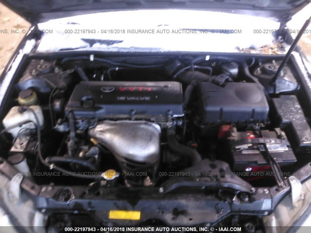 4T1BE30K23U155719 - 2003 TOYOTA CAMRY LE/XLE/SE შავი ფოტო 10