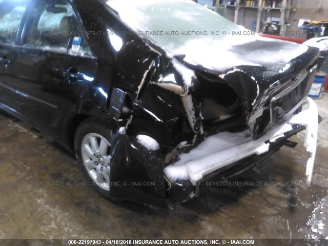 4T1BE30K23U155719 - 2003 TOYOTA CAMRY LE/XLE/SE შავი ფოტო 6