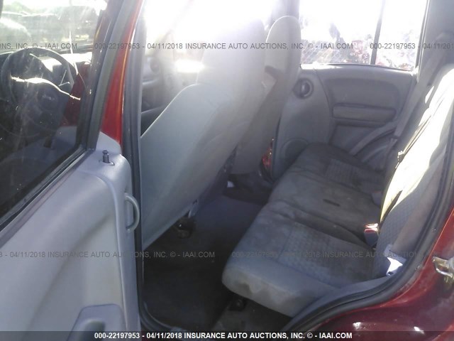1J4GL48K57W675976 - 2007 JEEP LIBERTY SPORT 红色 照片 8