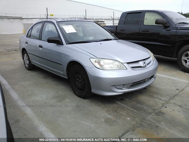 2HGES163X4H612328 - 2004 HONDA CIVIC DX VP Gümüş foto 1